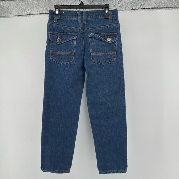 French Toast Denim Boy’s Straight Leg Dark Wash Jeans Size 8 - Picture 5 of 11
